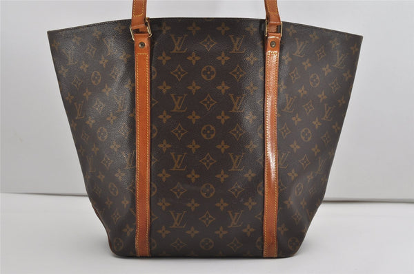 Authentic Louis Vuitton Monogram Sac Shopping PM Tote Bag M51108 Junk 8888I