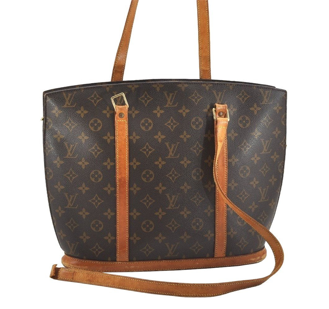 Authentic Louis Vuitton Monogram Babylone Shoulder Tote Bag M51102 LV Junk 8889I