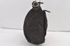 Authentic GUCCI Bamboo 2Way Shoulder Hand Bag Nylon Leather Brown 8890J