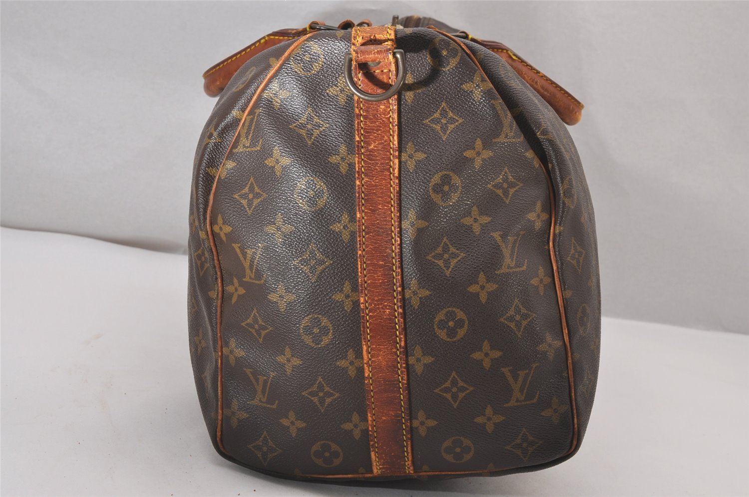 Authentic Louis Vuitton Monogram Keepall Bandouliere 50 M41416 Boston Bag 8893I