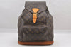 Authentic Louis Vuitton Monogram Montsouris GM Backpack M51135 LV 8896I