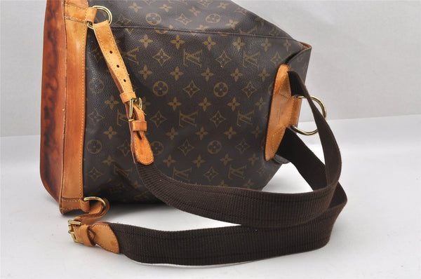 Authentic Louis Vuitton Monogram Montsouris GM Backpack M51135 LV 8896I