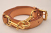 Authentic Louis Vuitton Leather Shoulder Strap Beige 35.4-39.4" LV Box 8896J