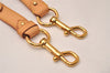 Authentic Louis Vuitton Leather Shoulder Strap Beige 35.4-39.4" LV Box 8896J