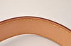 Authentic Louis Vuitton Leather Shoulder Strap Beige 35.4-39.4" LV Box 8896J