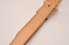 Authentic Louis Vuitton Leather Shoulder Strap Beige 35.4-39.4" LV Box 8896J