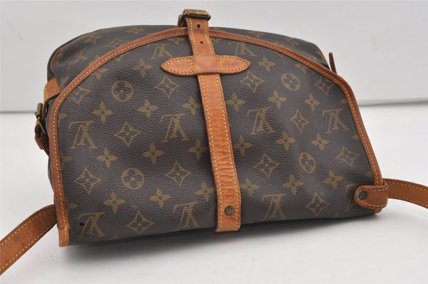 Authentic Louis Vuitton Monogram Saumur 30 Shoulder Cross Bag M42256 LV 8897I