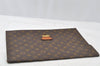 Authentic Louis Vuitton Monogram Poche Plate Documents Case M53522 LV 8898I
