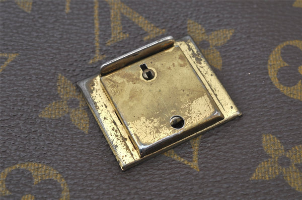 Authentic Louis Vuitton Monogram Poche Plate Documents Case M53522 LV 8898I