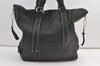 Authentic Chloe Vintage Shoulder Tote Bag Leather Black 8898J