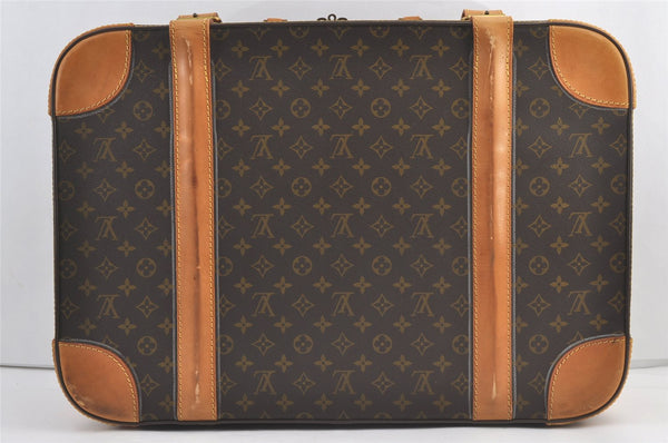Auth Louis Vuitton Monogram Stratos 60 Trunk Case Travel Bag Old Model LV 8900J
