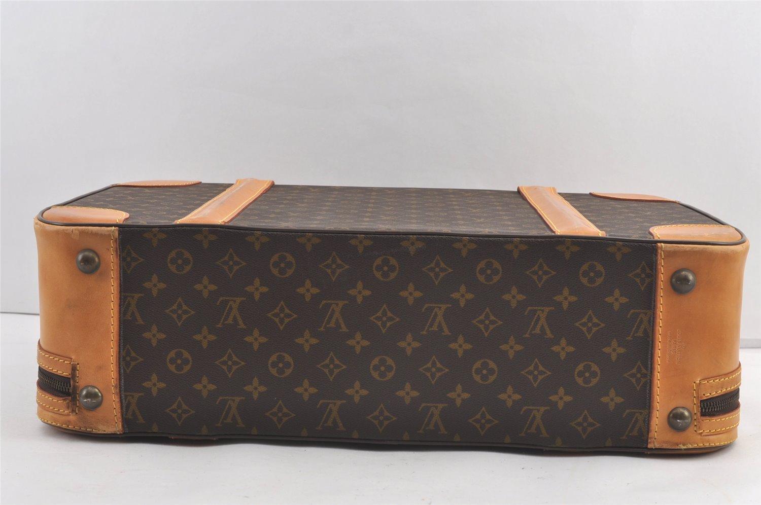 Auth Louis Vuitton Monogram Stratos 60 Trunk Case Travel Bag Old Model LV 8900J