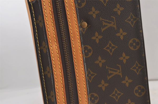 Auth Louis Vuitton Monogram Stratos 60 Trunk Case Travel Bag Old Model LV 8900J