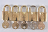 Authentic Louis Vuitton Padlock and Keys 10Set Old Model LV 8900K