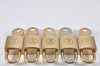 Authentic Louis Vuitton Padlock and Keys 10Set Old Model LV 8900K