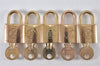 Authentic Louis Vuitton Padlock and Keys 10Set Old Model LV 8900K