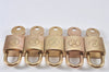 Authentic Louis Vuitton Padlock and Keys 10Set Old Model LV 8900K