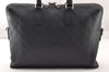 Authentic Louis Vuitton Damier Infini Porte Documents Jour Briefcase Black 8902I