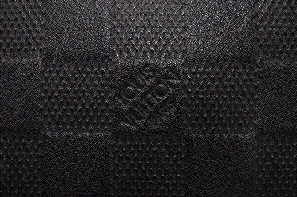 Authentic Louis Vuitton Damier Infini Porte Documents Jour Briefcase Black 8902I