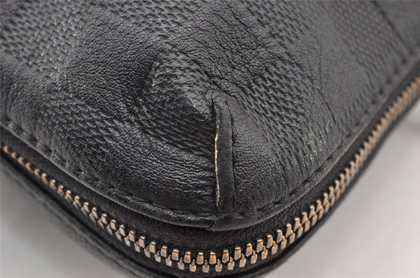 Authentic Louis Vuitton Damier Infini Porte Documents Jour Briefcase Black 8902I