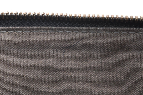 Authentic Louis Vuitton Damier Infini Porte Documents Jour Briefcase Black 8902I