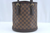 Authentic Louis Vuitton Damier Marais Bucket Shoulder Tote Bag N42240 LV 8902J