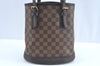 Authentic Louis Vuitton Damier Marais Bucket Shoulder Tote Bag N42240 LV 8902J