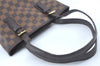 Authentic Louis Vuitton Damier Marais Bucket Shoulder Tote Bag N42240 LV 8902J