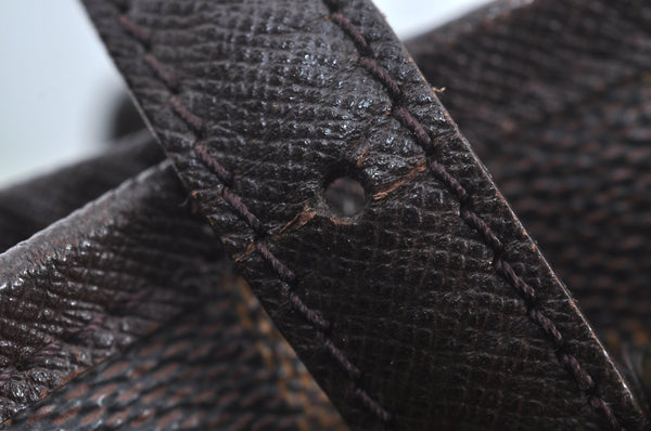 Authentic Louis Vuitton Damier Marais Bucket Shoulder Tote Bag N42240 LV 8902J