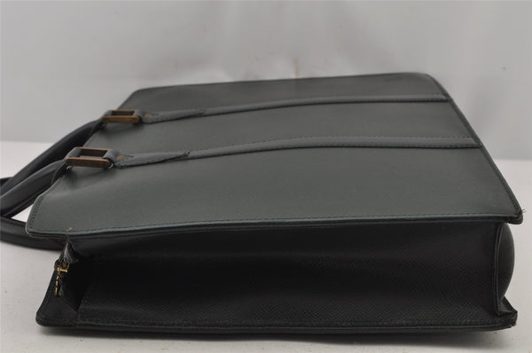 Auth Louis Vuitton Taiga Porte Documents Lozan 2Way Briefcase M30054 Green 8903J
