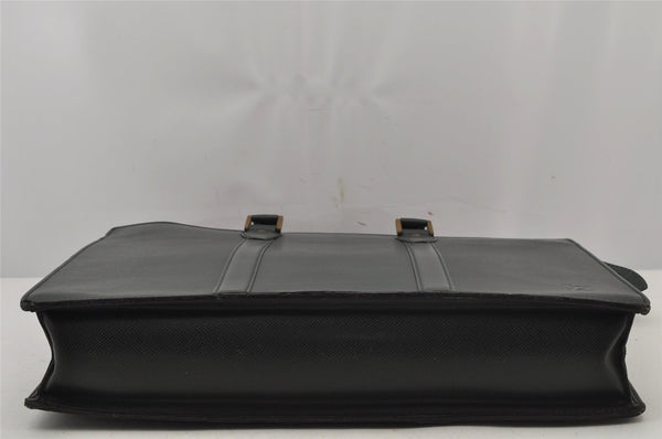 Auth Louis Vuitton Taiga Porte Documents Lozan 2Way Briefcase M30054 Green 8903J