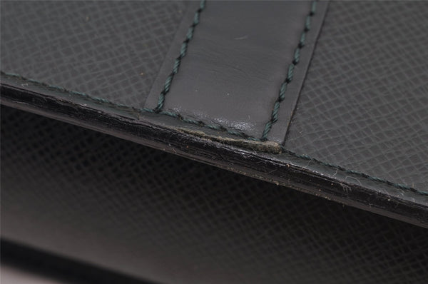 Auth Louis Vuitton Taiga Porte Documents Lozan 2Way Briefcase M30054 Green 8903J