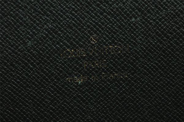 Auth Louis Vuitton Taiga Porte Documents Lozan 2Way Briefcase M30054 Green 8903J