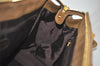 Authentic CHANEL Vintage CC Logo Shoulder Tote Bag Suede Leather Brown 8904J