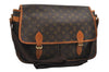 Authentic Louis Vuitton Monogram Gibeciere GM Shoulder Cross Bag M42246 LV 8907I
