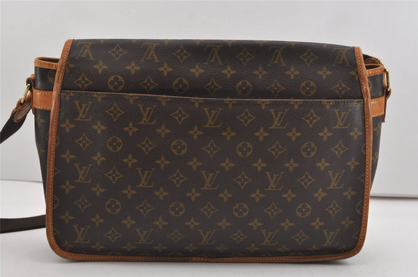 Authentic Louis Vuitton Monogram Gibeciere GM Shoulder Cross Bag M42246 LV 8907I