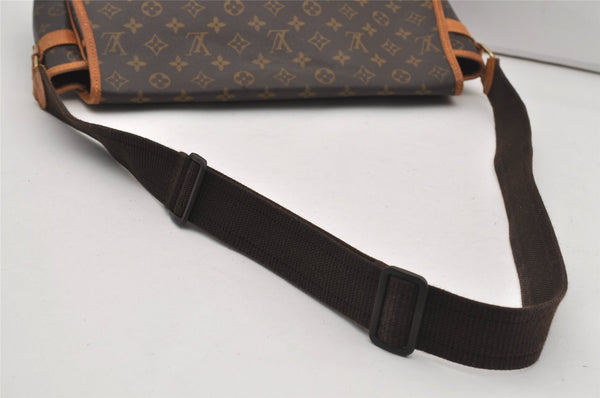 Authentic Louis Vuitton Monogram Gibeciere GM Shoulder Cross Bag M42246 LV 8907I