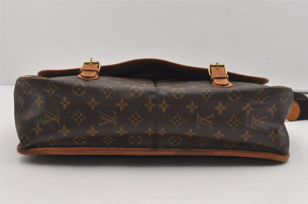 Authentic Louis Vuitton Monogram Gibeciere GM Shoulder Cross Bag M42246 LV 8907I