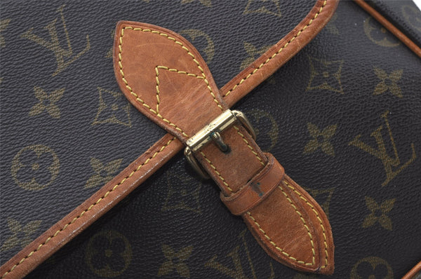 Authentic Louis Vuitton Monogram Gibeciere GM Shoulder Cross Bag M42246 LV 8907I