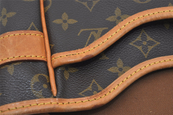 Authentic Louis Vuitton Monogram Gibeciere GM Shoulder Cross Bag M42246 LV 8907I