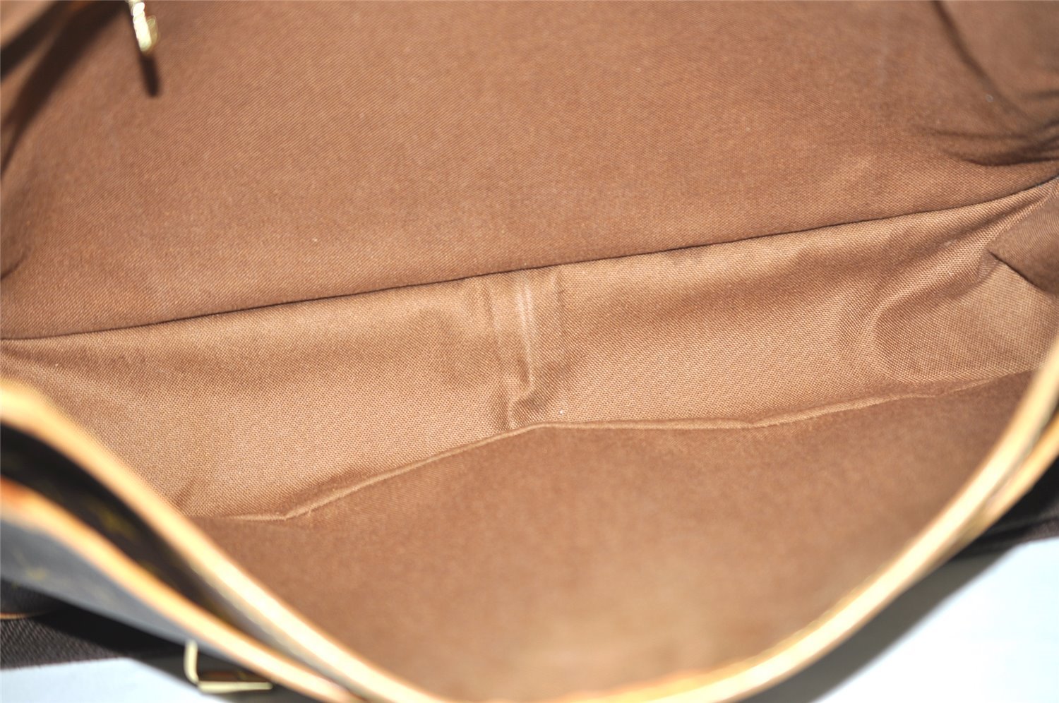 Authentic Louis Vuitton Monogram Gibeciere GM Shoulder Cross Bag M42246 LV 8907I