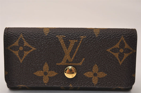 Authentic Louis Vuitton Monogram Multicles 4 Hooks Key Case M62631 Box 8907J
