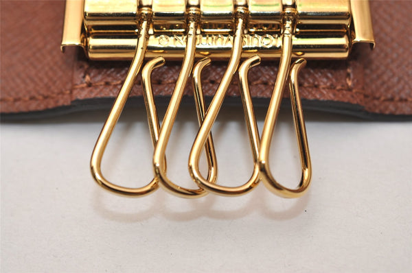 Authentic Louis Vuitton Monogram Multicles 4 Hooks Key Case M62631 Box 8907J