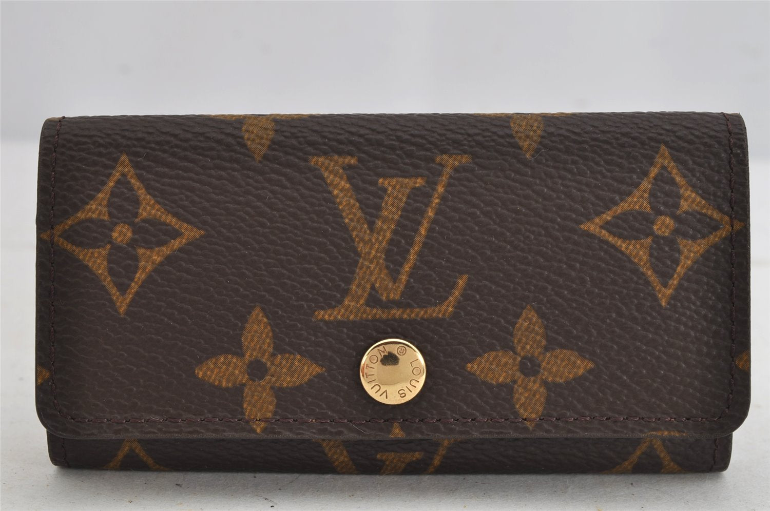 Auth Louis Vuitton Monogram Multicles 4 Four Hooks Key Case M62631 LV Box 8908J
