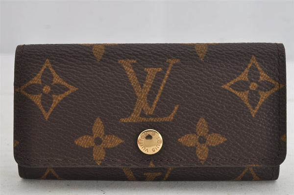 Auth Louis Vuitton Monogram Multicles 4 Four Hooks Key Case M62631 LV Box 8908J