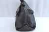 Authentic Salvatore Ferragamo Sophia Gancini Leather 2Way Hand Bag Black 8909J