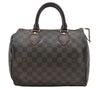 Authentic Louis Vuitton Damier Speedy 25 Hand Boston Bag Purse N41365 LV 8910I