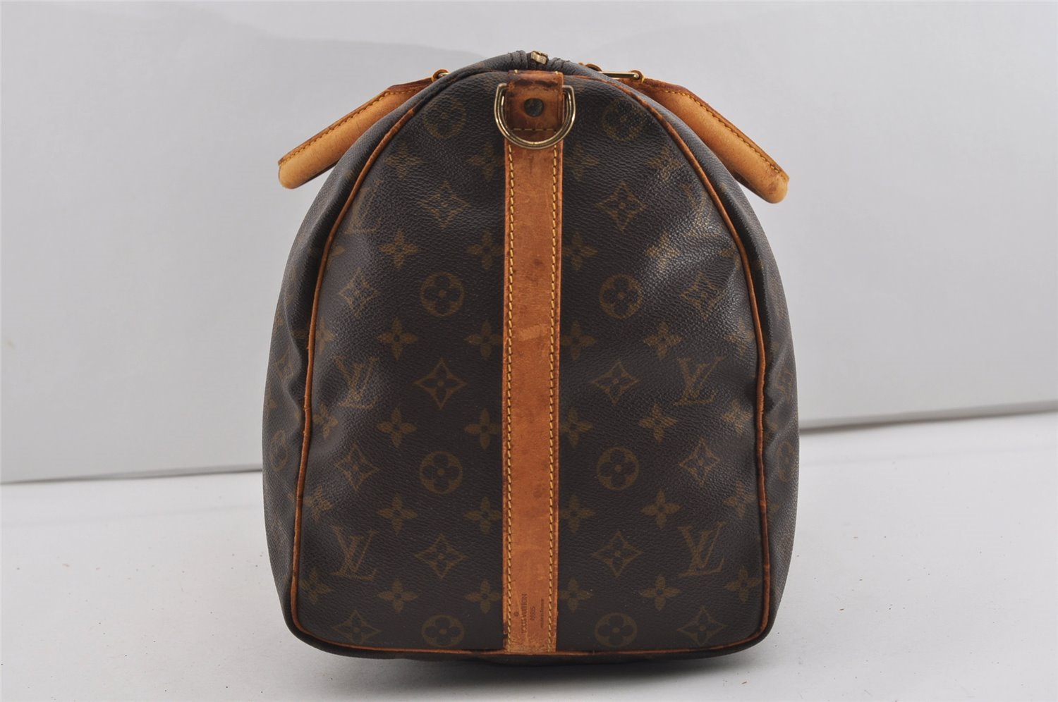 Authentic Louis Vuitton Monogram Keepall Bandouliere 50 M41416 Boston Bag 8911I