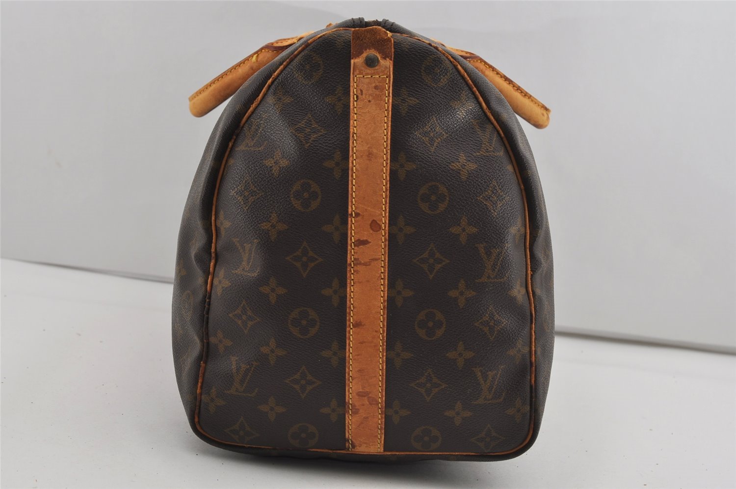 Authentic Louis Vuitton Monogram Keepall Bandouliere 50 M41416 Boston Bag 8911I