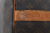 Authentic Louis Vuitton Monogram Keepall Bandouliere 50 M41416 Boston Bag 8911I